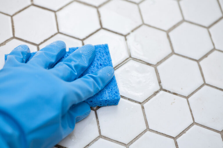 cleaning tiles | Featured image of the Bathroom Maintenance Tips and Advice blog
