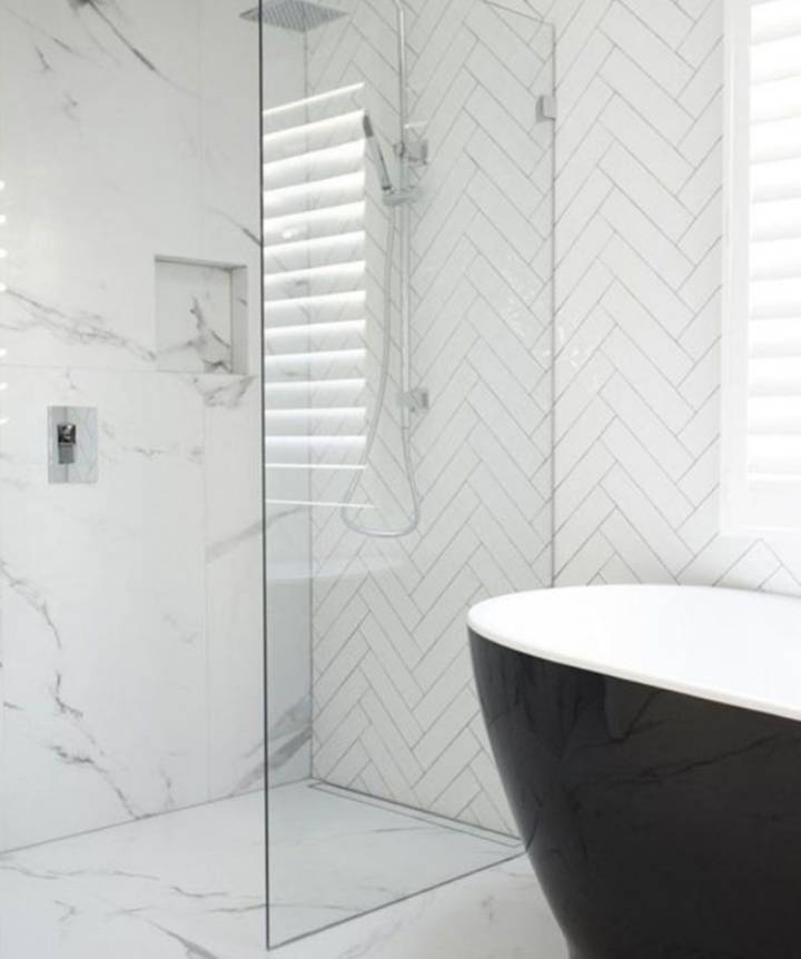 renovated shower